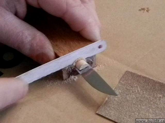how to make a knife handle